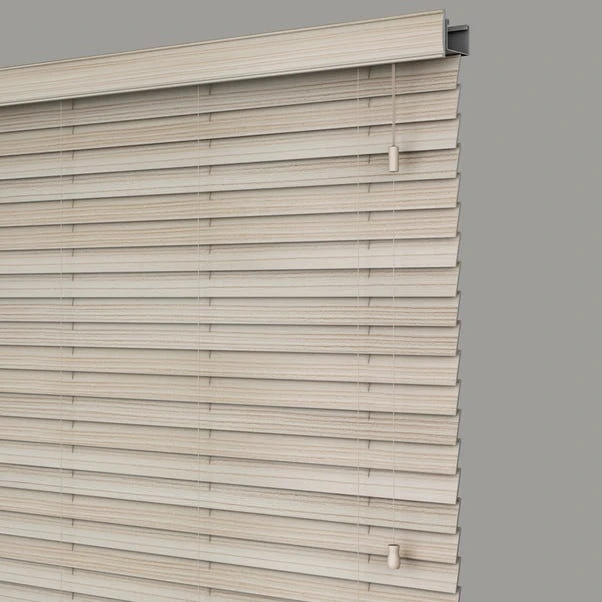 Dunelm 50mm Slats Limed White Venetian Blind 4 Dunelm 50mm Slats Limed White Venetian Blind - Image 2