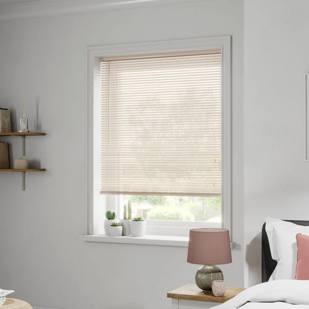 Dunelm Cream Wooden Venetian Blind 27mm Slats 4 Dunelm Cream Wooden Venetian Blind 27mm Slats - Image 2