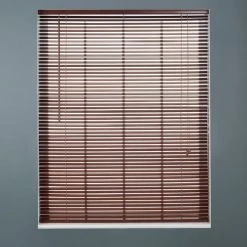 Dunelm Dark Wood Venetian Blind 27mm Slats -Dunelm Shop 1000081282 alt04