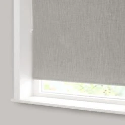 Dunelm Solar Grey Blackout Roller Blind -Dunelm Shop 1000110800 alt01