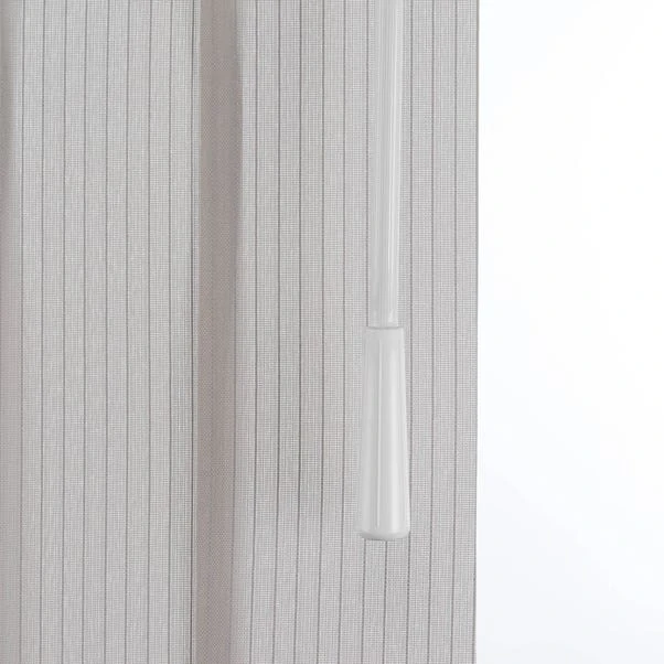 Dunelm Grey Stripe Cordless Vertical Blind 8 Dunelm Grey Stripe Cordless Vertical Blind - Image 6