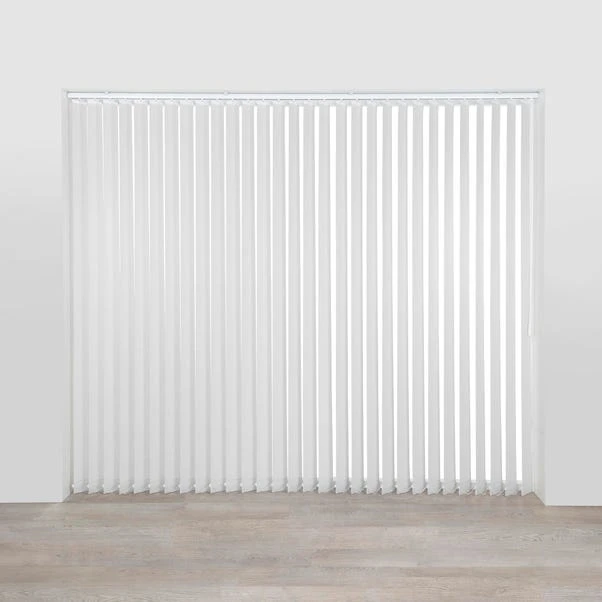 Dunelm White Stripe Cordless Vertical Blind 6 Dunelm White Stripe Cordless Vertical Blind - Image 4