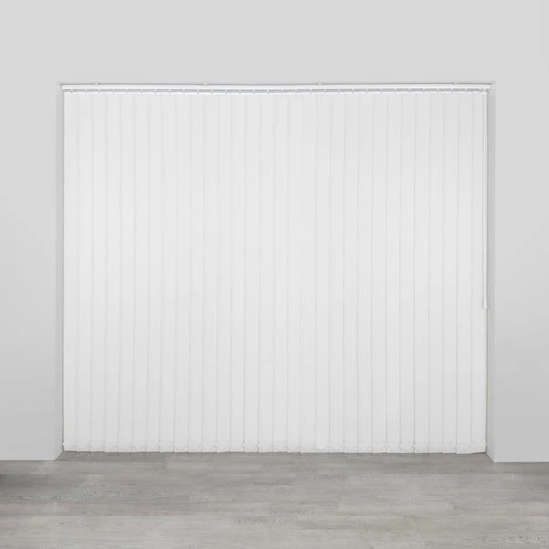 Dunelm White Stripe Cordless Vertical Blind 7 Dunelm White Stripe Cordless Vertical Blind - Image 5