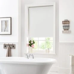 Dunelm White Blackout Moisture Resistant Roller Blind 13 Dunelm White Blackout Moisture Resistant Roller Blind -Dunelm Shop 1000112015 alt04