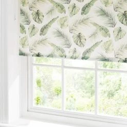 Dunelm Voyager Green Leaf Moisture Resistant Daylight Roller Blind 12 Dunelm Voyager Green Leaf Moisture Resistant Daylight Roller Blind -Dunelm Shop 1000112172 alt03