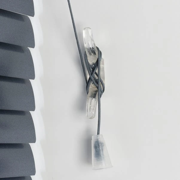 Dunelm Gunmetal Aluminium Venetian Blind 25mm Slats 5 Dunelm Gunmetal Aluminium Venetian Blind 25mm Slats - Image 3