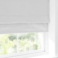 Dunelm Linen Mix White Blackout Roman Blind 9 Dunelm Linen Mix White Blackout Roman Blind -Dunelm Shop 1000139241 alt02