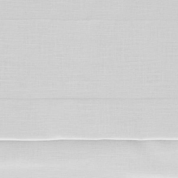 Dunelm Linen Mix White Blackout Roman Blind 7 Dunelm Linen Mix White Blackout Roman Blind - Image 5