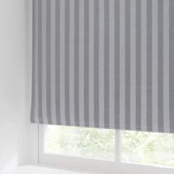 Dunelm Grey Stripe Blackout Roller Blind 10 Dunelm Grey Stripe Blackout Roller Blind -Dunelm Shop 1000143007 alt01