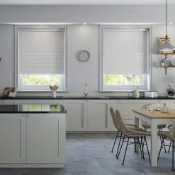 Dunelm 50mm Slats Room Darkening White Venetian Blind 12 Dunelm 50mm Slats Room Darkening White Venetian Blind -Dunelm Shop 1000148512 alt04