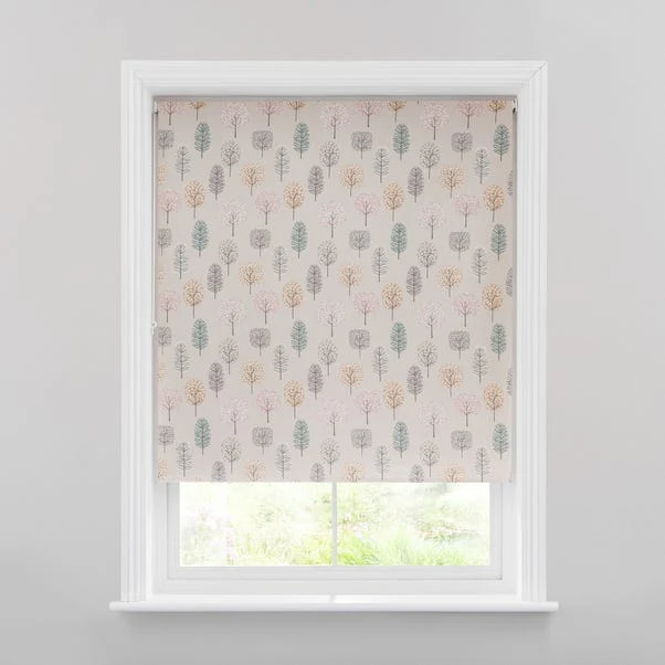 Dunelm Sweet Trees Pink Blackout Roller Blind 5 Dunelm Sweet Trees Pink Blackout Roller Blind - Image 3