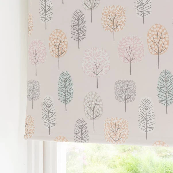 Dunelm Sweet Trees Pink Blackout Roller Blind 8 Dunelm Sweet Trees Pink Blackout Roller Blind - Image 6