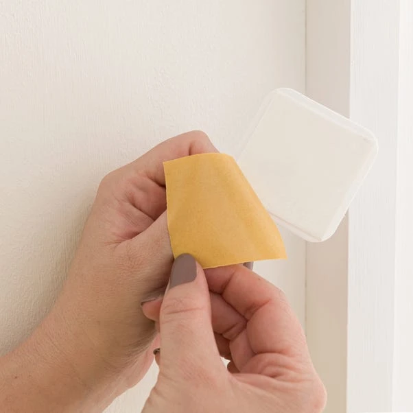 Dunelm Easy Stick White Roller Blind Brackets 4 Dunelm Easy Stick White Roller Blind Brackets - Image 2