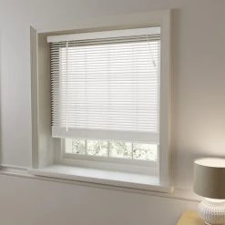 Dunelm White 25mm Slats Venetian Blind 10 Dunelm White 25mm Slats Venetian Blind -Dunelm Shop 1000151603 alt02