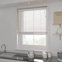 Dunelm Dove Grey 25mm Slats Venetian Blind 12 Dunelm Dove Grey 25mm Slats Venetian Blind -Dunelm Shop 1000151604 alt04