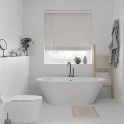 Dunelm Dove Grey 25mm Slats Venetian Blind 13 Dunelm Dove Grey 25mm Slats Venetian Blind -Dunelm Shop 1000151604 alt05