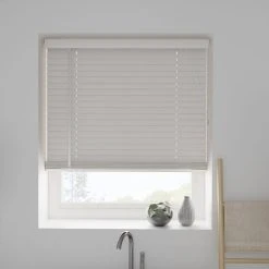 Dunelm Dove Grey 50mm Slats Venetian Blind 13 Dunelm Dove Grey 50mm Slats Venetian Blind -Dunelm Shop 1000151606 alt05