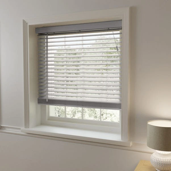 Dunelm Charcoal 50mm Slats Venetian Blind 5 Dunelm Charcoal 50mm Slats Venetian Blind - Image 3