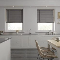 Dunelm Charcoal 50mm Slats Venetian Blind 11 Dunelm Charcoal 50mm Slats Venetian Blind -Dunelm Shop 1000151607 alt03