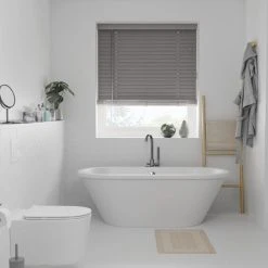 Dunelm Charcoal 50mm Slats Venetian Blind 13 Dunelm Charcoal 50mm Slats Venetian Blind -Dunelm Shop 1000151607 alt05