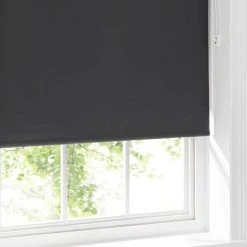 Dunelm Charcoal Blackout Moisture Resistant Roller Blind 11 Dunelm Charcoal Blackout Moisture Resistant Roller Blind -Dunelm Shop 1000154485 alt02