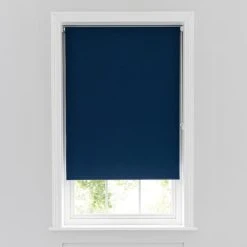 Dunelm Navy Blackout Moisture Resistant Roller Blind 10 Dunelm Navy Blackout Moisture Resistant Roller Blind -Dunelm Shop 1000154487 alt01