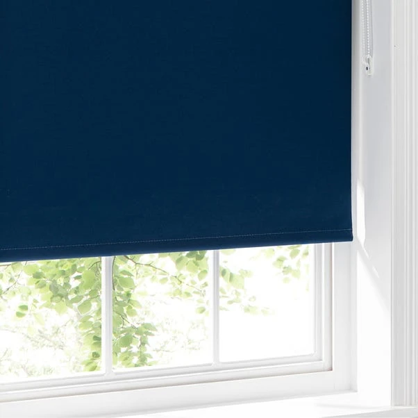 Dunelm Navy Blackout Moisture Resistant Roller Blind 6 Dunelm Navy Blackout Moisture Resistant Roller Blind - Image 4