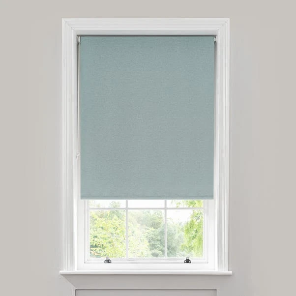 Dunelm Luna Seafoam Blackout Roller Blind 5 Dunelm Luna Seafoam Blackout Roller Blind - Image 3