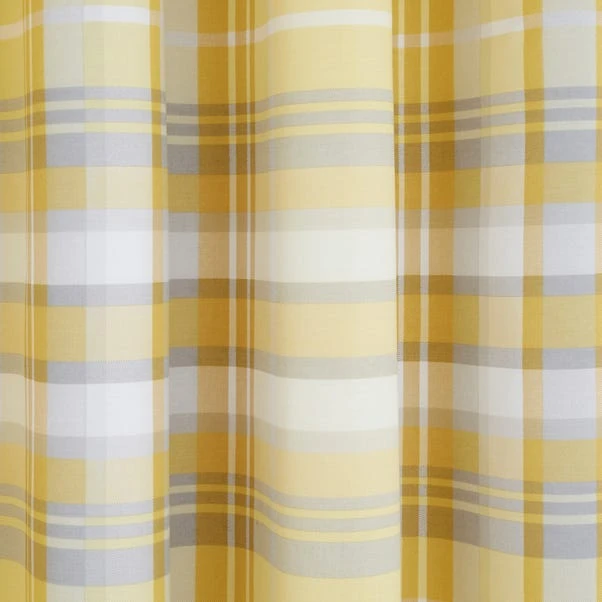 Dunelm Ovie Ochre Blackout Eyelet Curtains 5 Dunelm Ovie Ochre Blackout Eyelet Curtains - Image 3