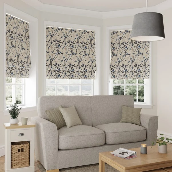 Dunelm Zen Blue Roman Blind 4 Dunelm Zen Blue Roman Blind - Image 2