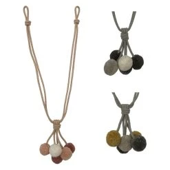 Dunelm Multi Pom Pom Tieback 5 Dunelm Multi Pom Pom Tieback -Dunelm Shop 1000164907 alt01