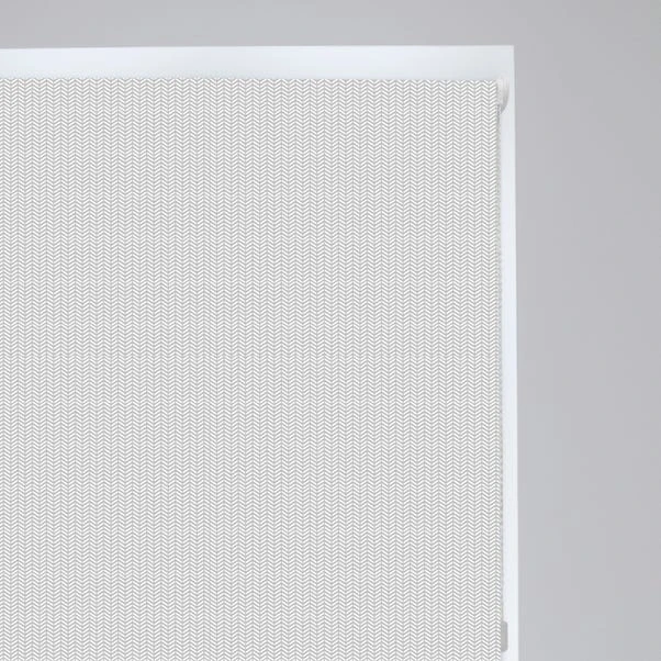 Lister Cartwright Chevron Grey Blackout Roller Blind 6 Lister Cartwright Chevron Grey Blackout Roller Blind - Image 4