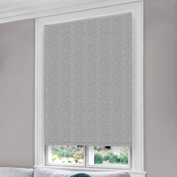 Lister Cartwright Speckle Grey Blackout Roller Blind 4 Lister Cartwright Speckle Grey Blackout Roller Blind - Image 2