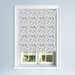 Dunelm Grey Scandi Forest Black Out Roller Blind 5 Dunelm Grey Scandi Forest Black Out Roller Blind -Dunelm Shop 1000166140 alt01