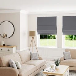 Dunelm Metropolitan Grey Cut To Size Roman Blind -Dunelm Shop 1000181805 alt01