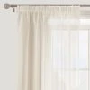 Dunelm Sheer Elegance Ivory Tape Top Single Voile Panel 1 Dunelm Sheer Elegance Ivory Tape Top Single Voile Panel -Dunelm Shop 20091125