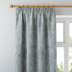 Luxury Collection Novello Duck-Egg Pencil Pleat Curtains