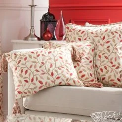 Luxury Collection Heritage Glava Terracotta Pencil Pleat Curtains 10 Luxury Collection Heritage Glava Terracotta Pencil Pleat Curtains -Dunelm Shop 30095526 alt07