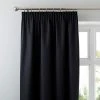 Dunelm Solar Black Blackout Pencil Pleat Curtains 1 Dunelm Solar Black Blackout Pencil Pleat Curtains -Dunelm Shop 30112384