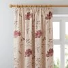 Dunelm Amelia Red Pencil Pleat Curtains 2 Dunelm Amelia Red Pencil Pleat Curtains -Dunelm Shop 30121490