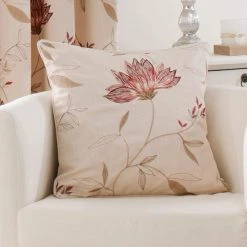 Dunelm Amelia Red Pencil Pleat Curtains 10 Dunelm Amelia Red Pencil Pleat Curtains -Dunelm Shop 30121490 alt07