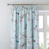 Dunelm Beautiful Birds Duck-Egg Thermal Pencil Pleat Curtains 2 Dunelm Beautiful Birds Duck-Egg Thermal Pencil Pleat Curtains -Dunelm Shop 30131920
