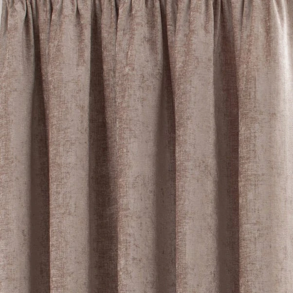 Luxury Collection Chenille Taupe Pencil Pleat Curtains 5 Luxury Collection Chenille Taupe Pencil Pleat Curtains - Image 3