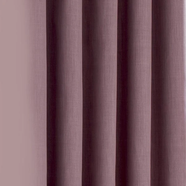Dunelm Solar Mauve Blackout Eyelet Curtains 5 Dunelm Solar Mauve Blackout Eyelet Curtains - Image 3