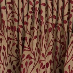 Luxury Collection Willow Red Pencil Pleat Curtains -Dunelm Shop 30157303 alt02