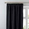 Dunelm Nova Black Blackout Pencil Pleat Curtains 2 Dunelm Nova Black Blackout Pencil Pleat Curtains -Dunelm Shop 30161041