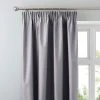 Dunelm Nova Grey Blackout Pencil Pleat Curtains -Dunelm Shop 30161065