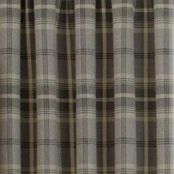 Highland Check Dove Grey Pencil Pleat Curtains 9 Highland Check Dove Grey Pencil Pleat Curtains -Dunelm Shop 30182781 alt02