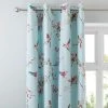 Dunelm Beautiful Birds Duck-Egg Thermal Eyelet Curtains 1 Dunelm Beautiful Birds Duck-Egg Thermal Eyelet Curtains -Dunelm Shop 30198824