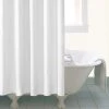 Dunelm Ceramic Extra Long White Shower Curtain -Dunelm Shop 30200266